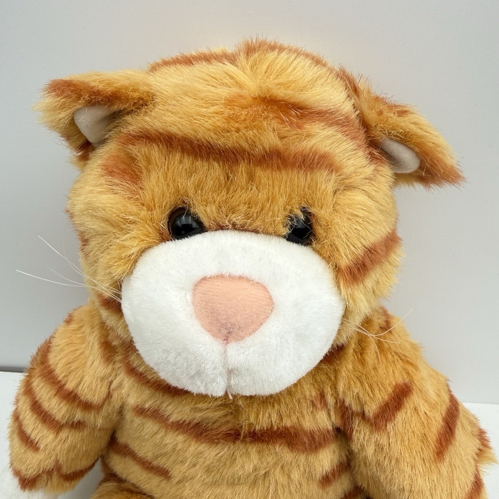 Build A Bear Orange Tabby‎ Striped Cat Plush Animal Toy 17" EUC - Picture 2 of 7